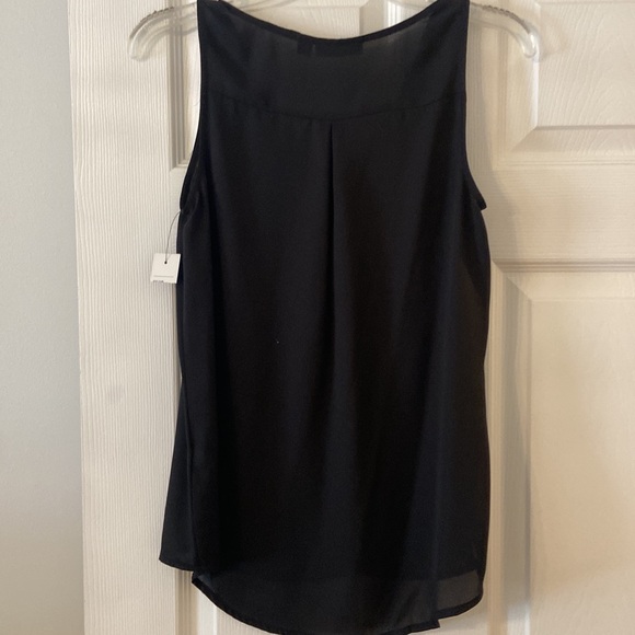 Apt 9 Black Sleeveless Top size XS brand new length 25” bust 32” - Picture 5 of 8